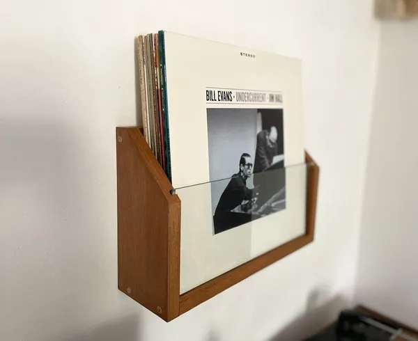 Repisa para discos de vinil